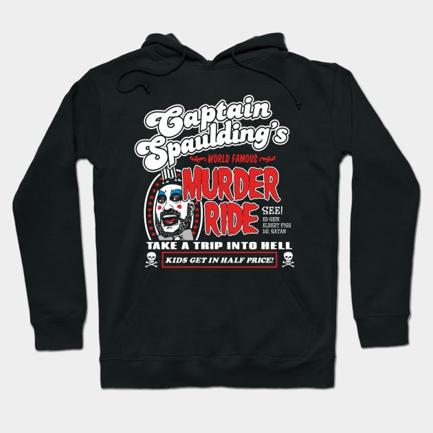 Captain Spaulding Murder Ride Hoodie by Fuzzy Bear